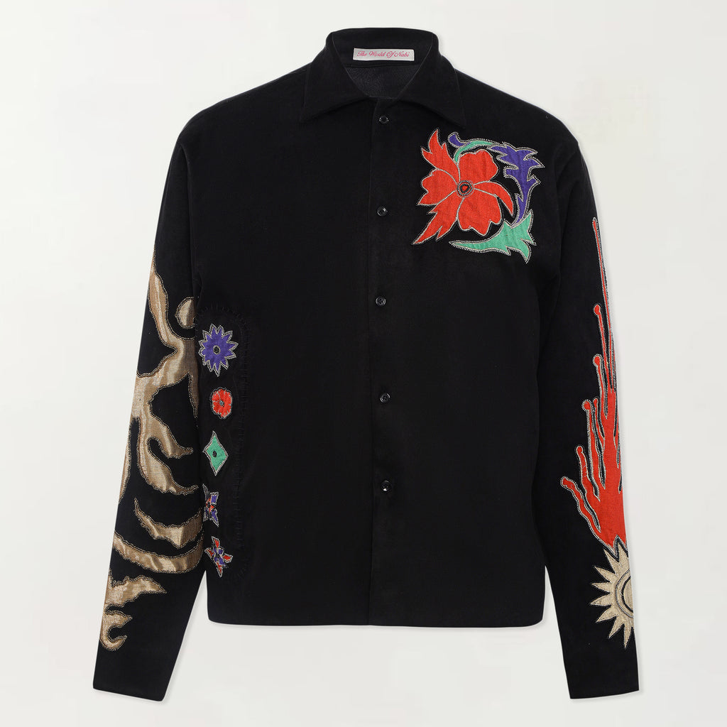 The Archivist Suede Shirt