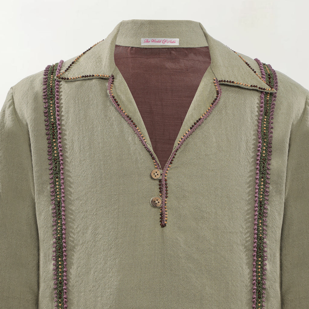 Verde Wool Tunic