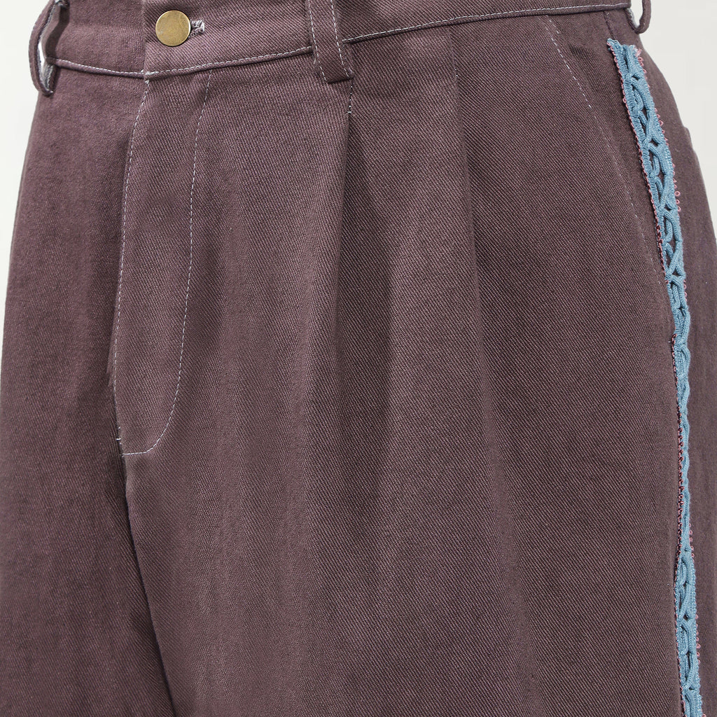 Laceline Twill Trousers