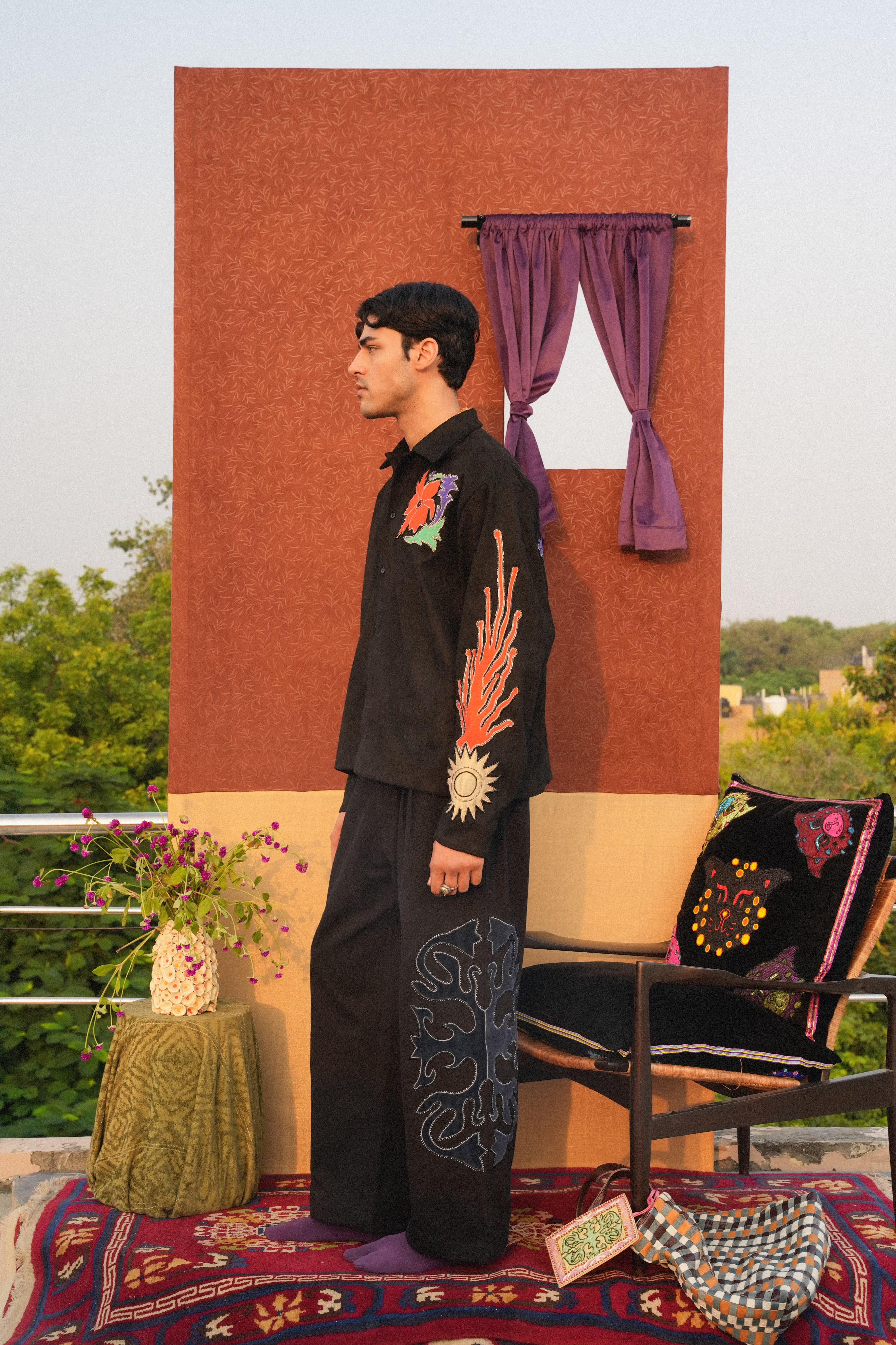 The Archivist Suede Shirt