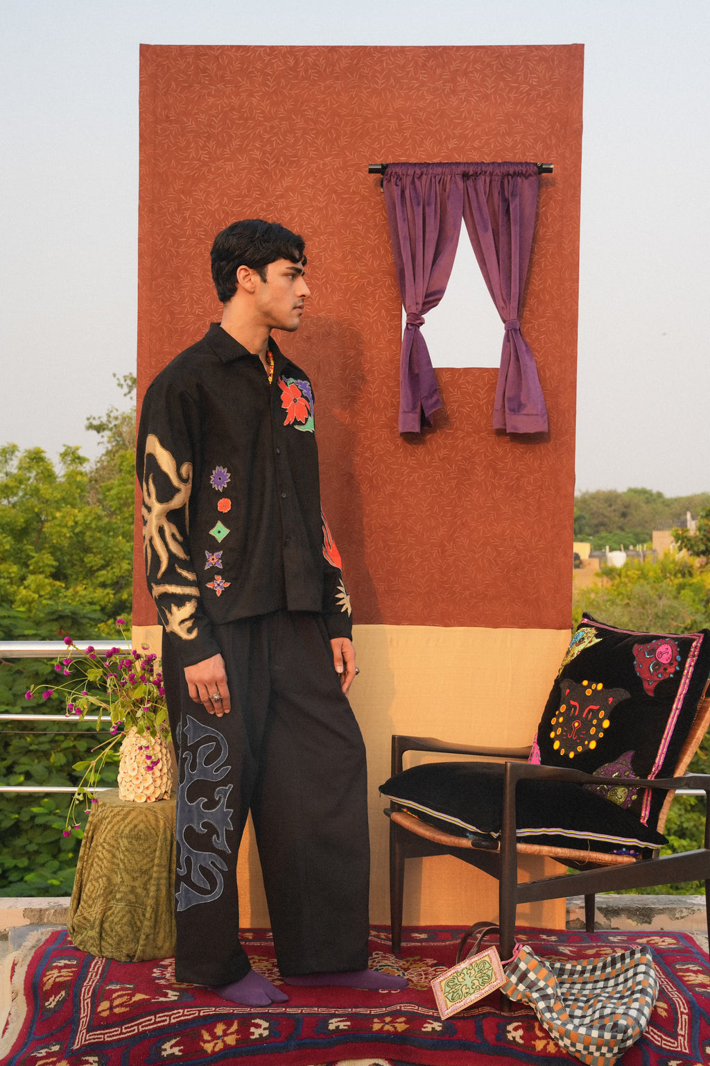 The Archivist Suede Shirt