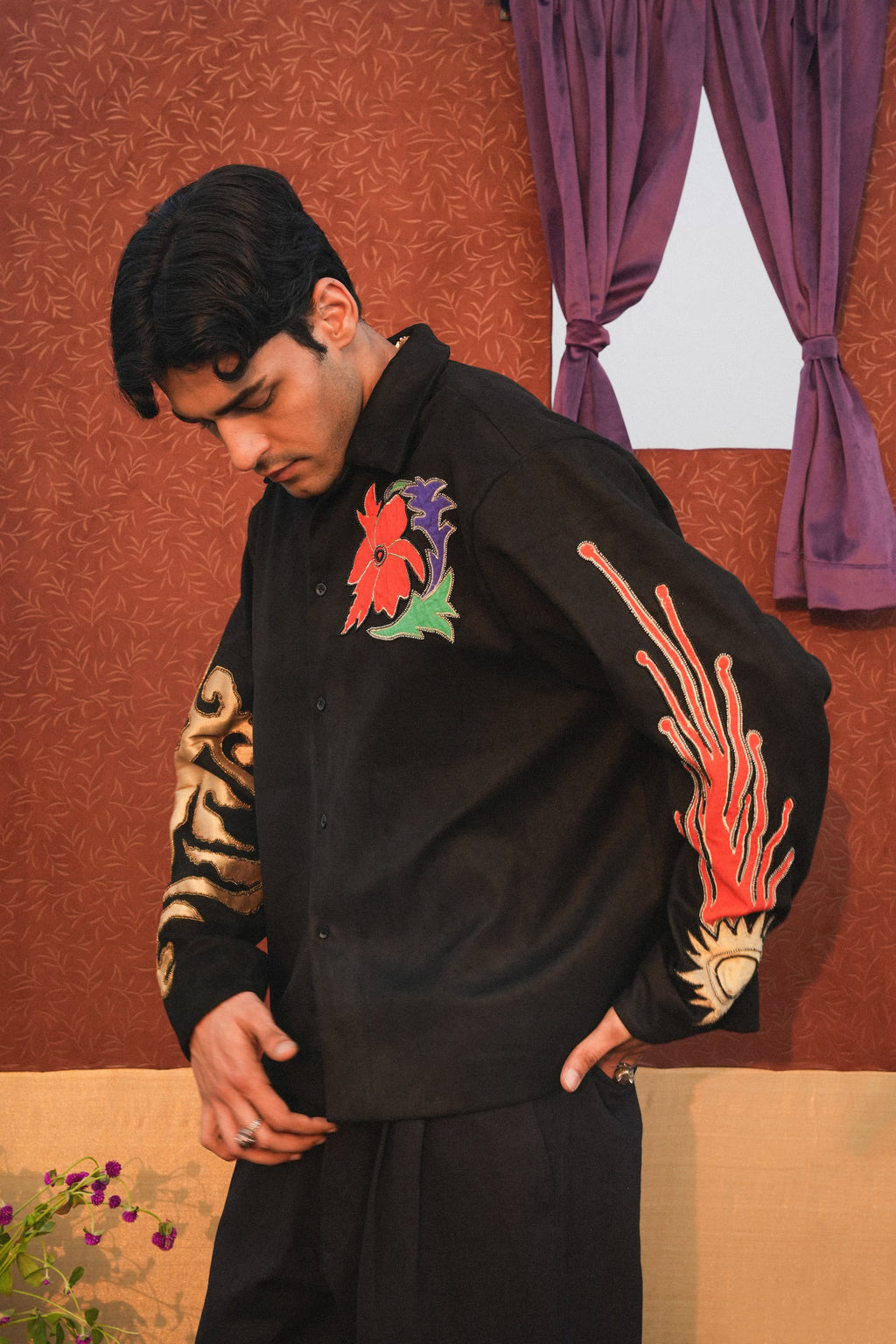 The Archivist Suede Shirt