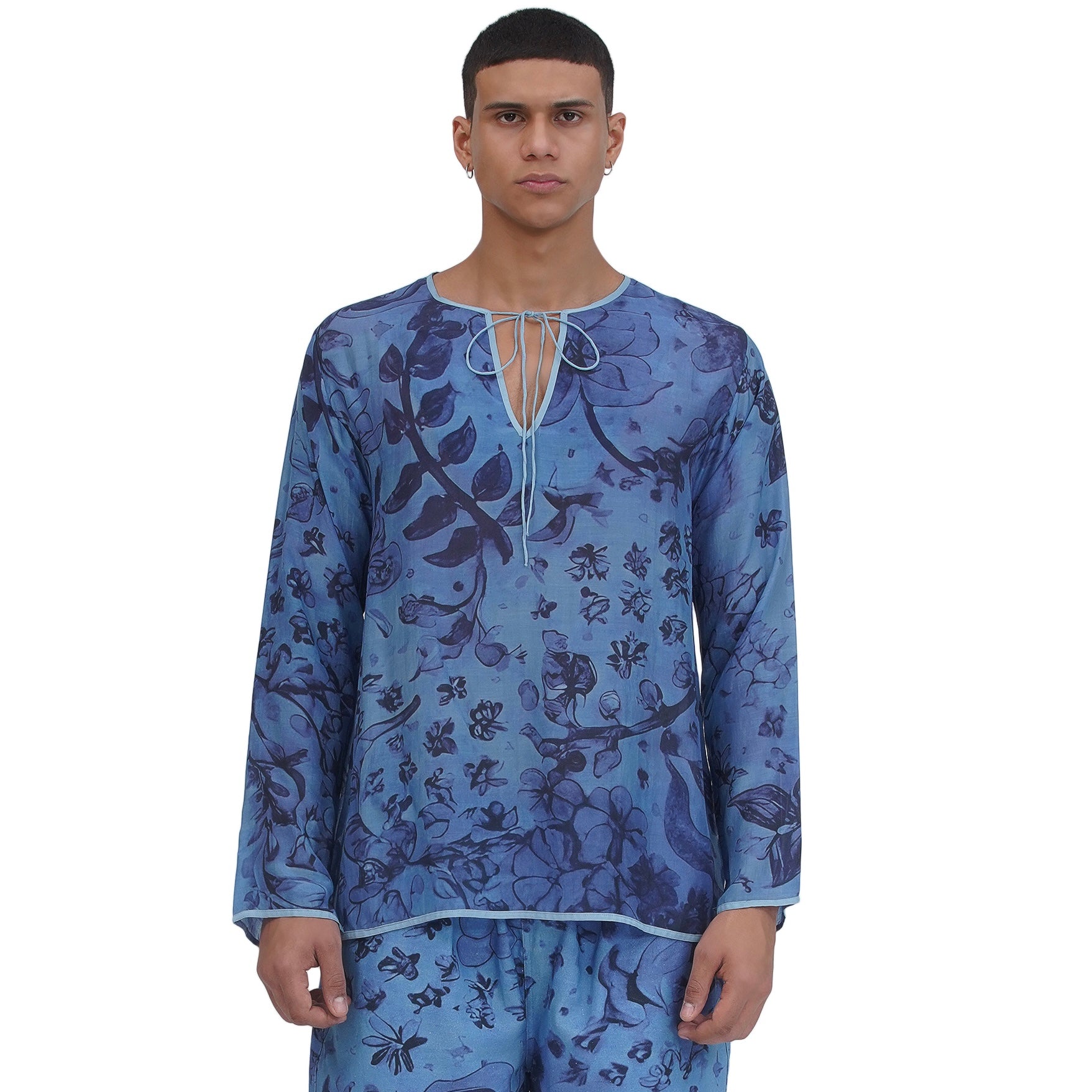 Spirulina Silk Tunic
