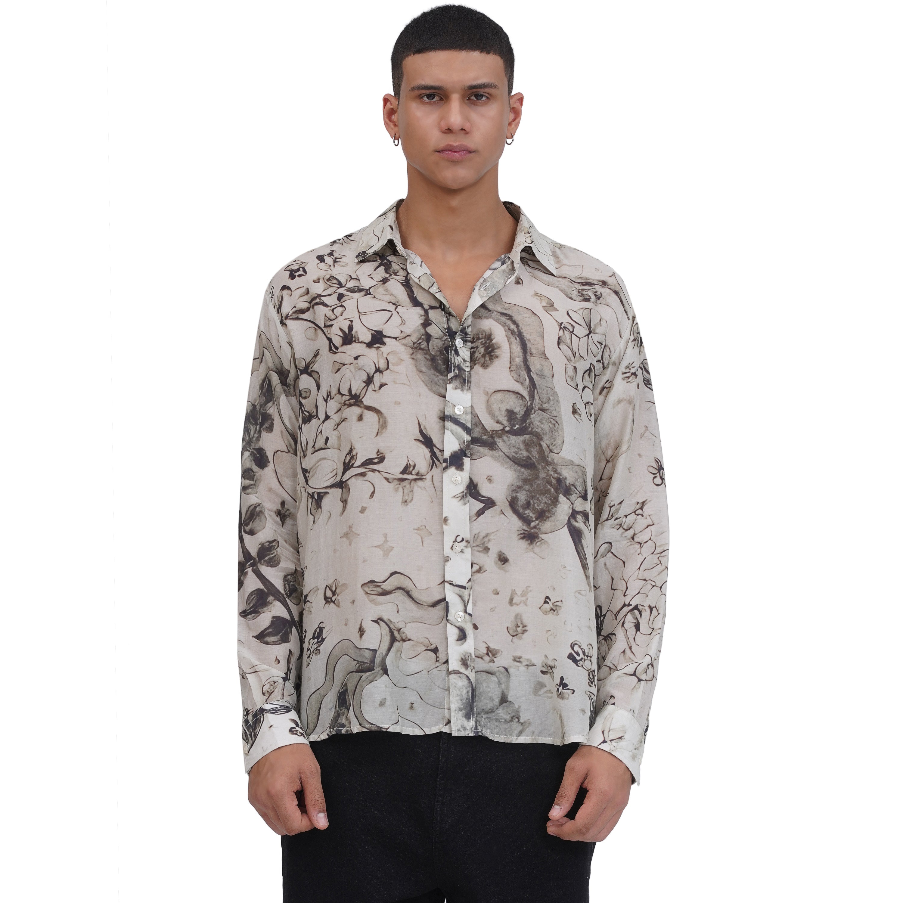 Tsumi Ink Silk Shirt