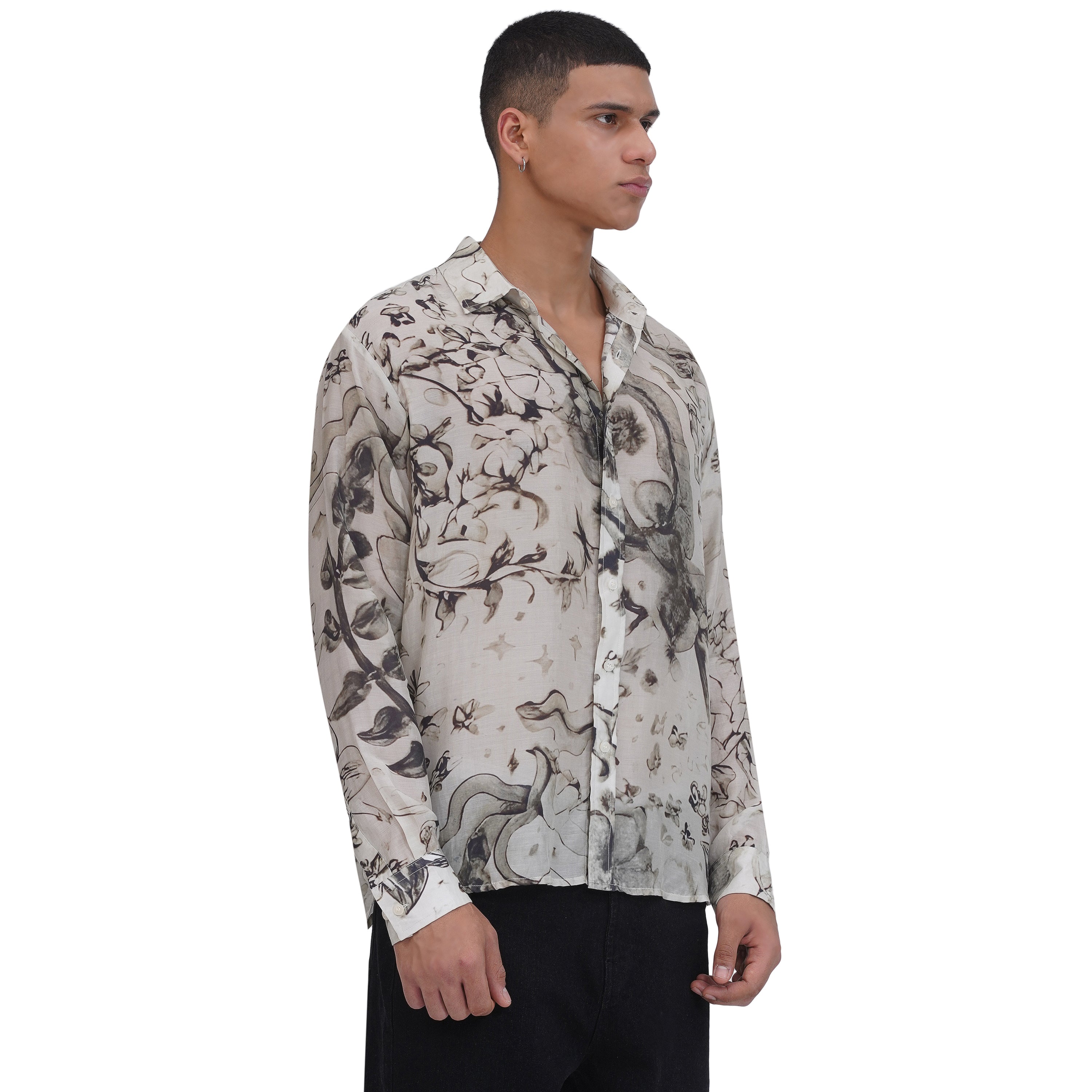Tsumi Ink Silk Shirt
