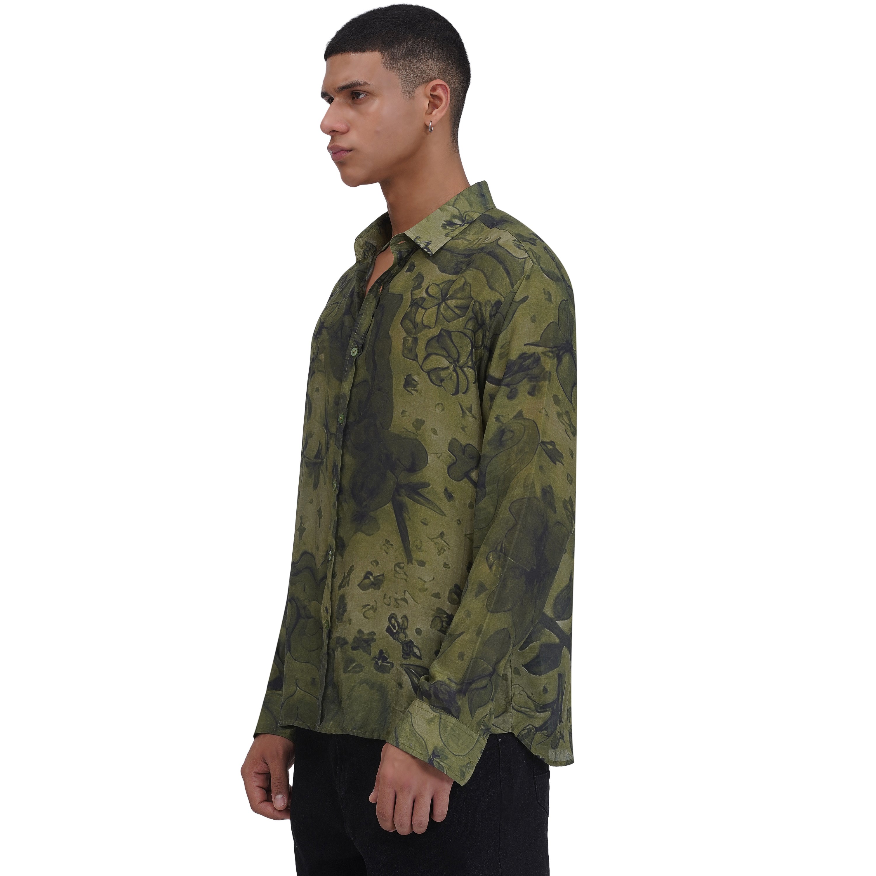 Moldavite Miner Silk Shirt