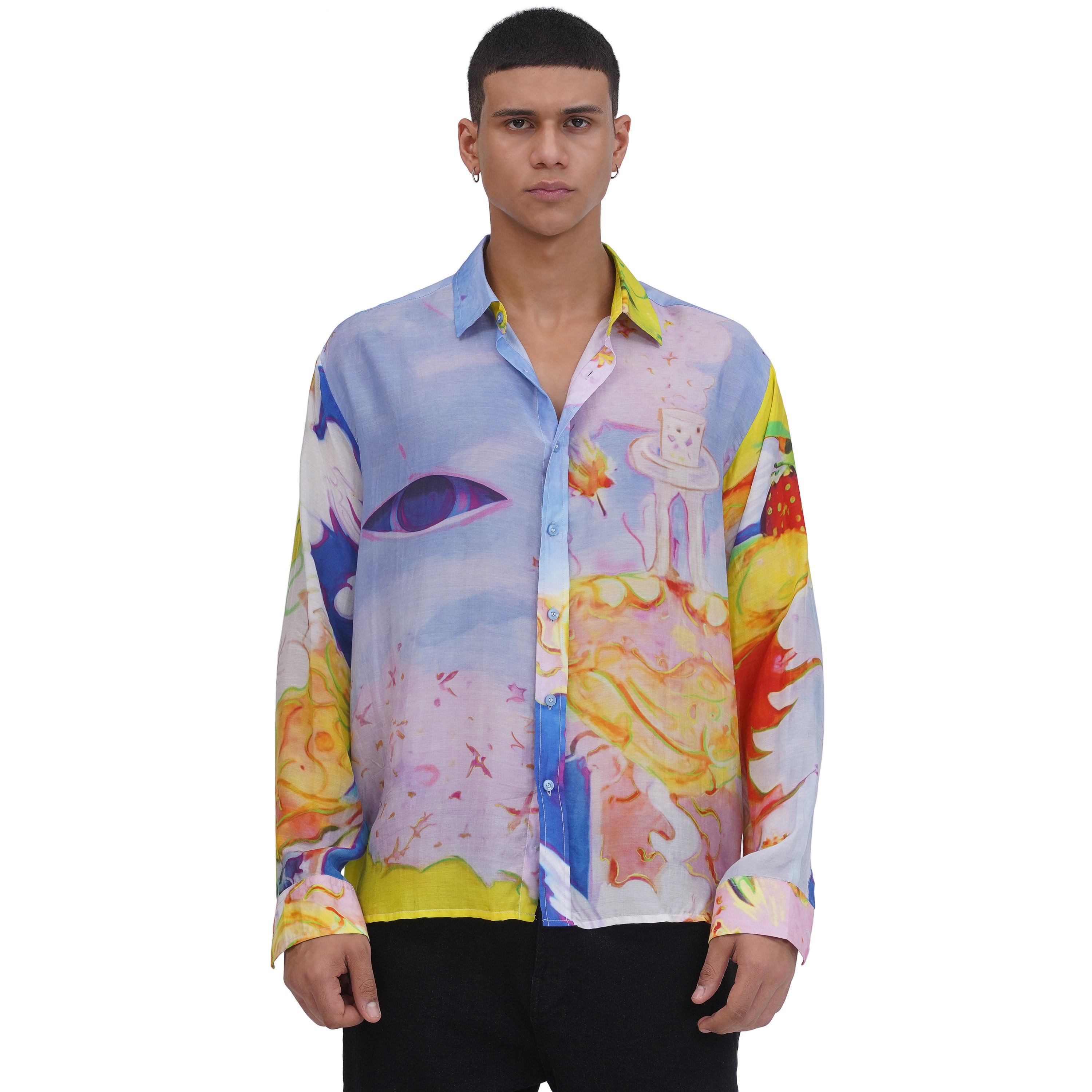 Bottled Up Silk Shirt