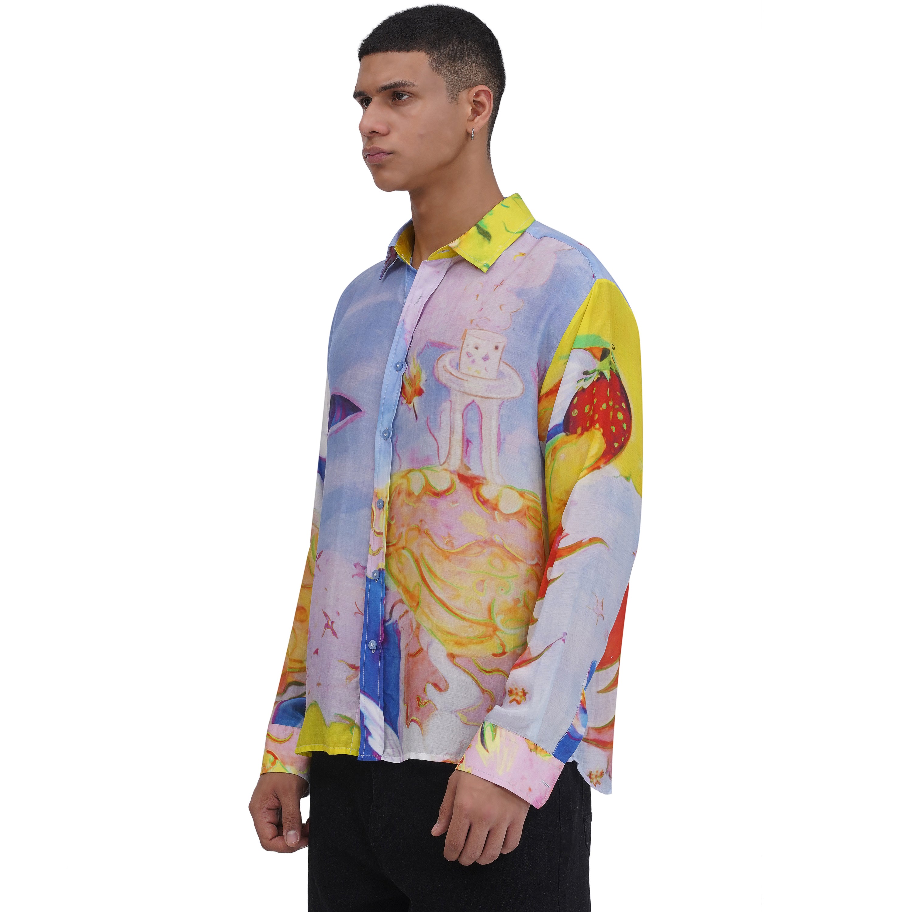 Bottled Up Silk Shirt