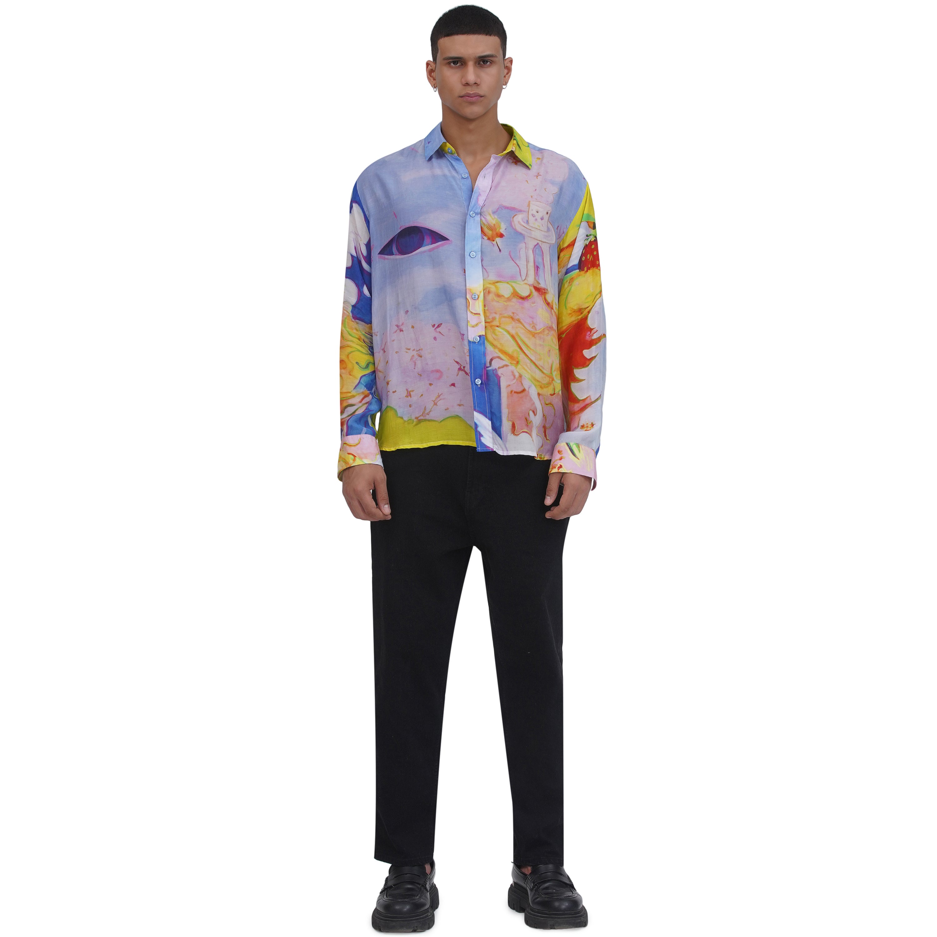Bottled Up Silk Shirt