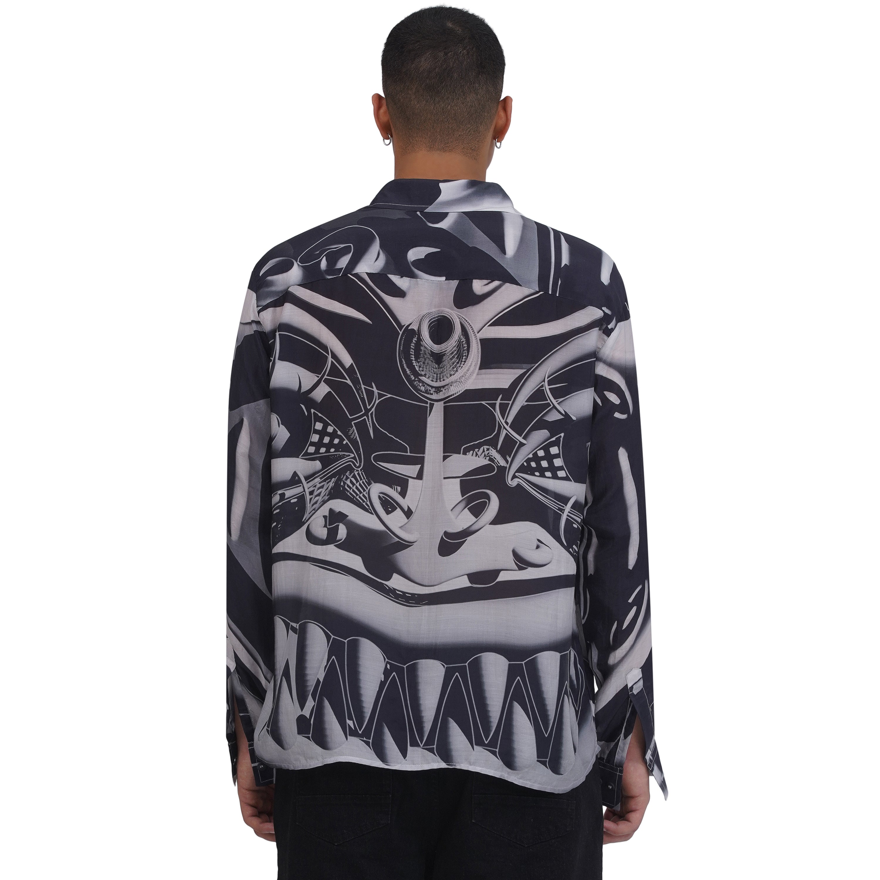 Noir Mask Silk Shirt