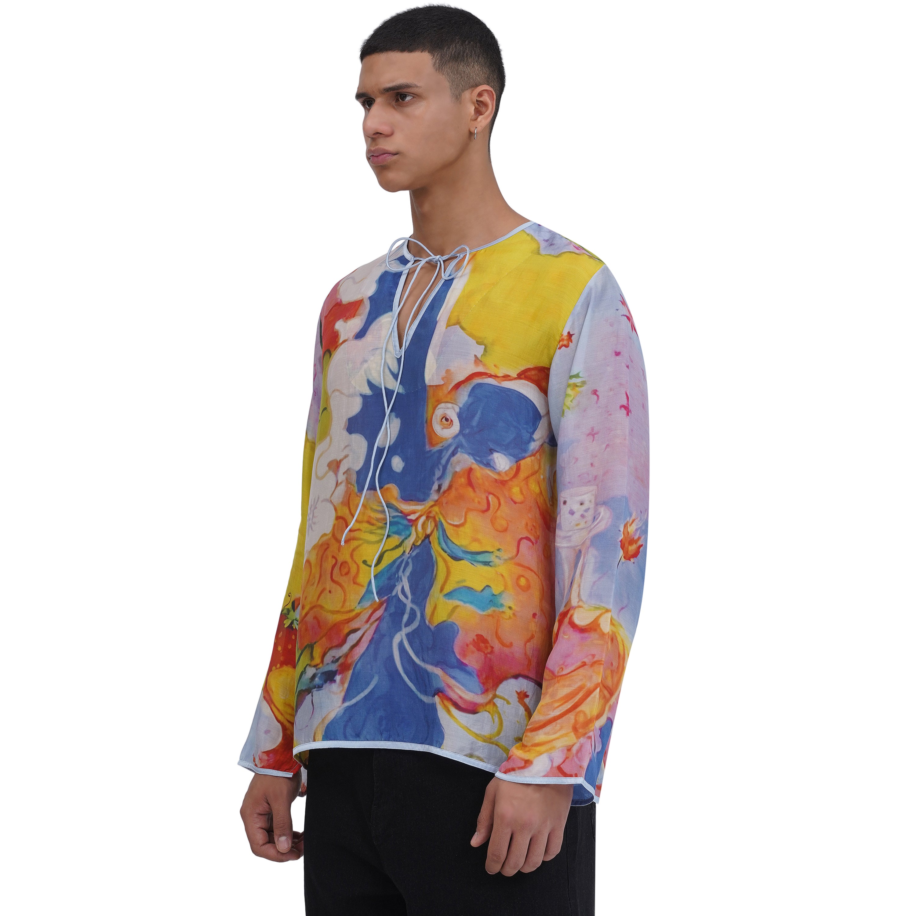 Bottled Up Silk Tunic