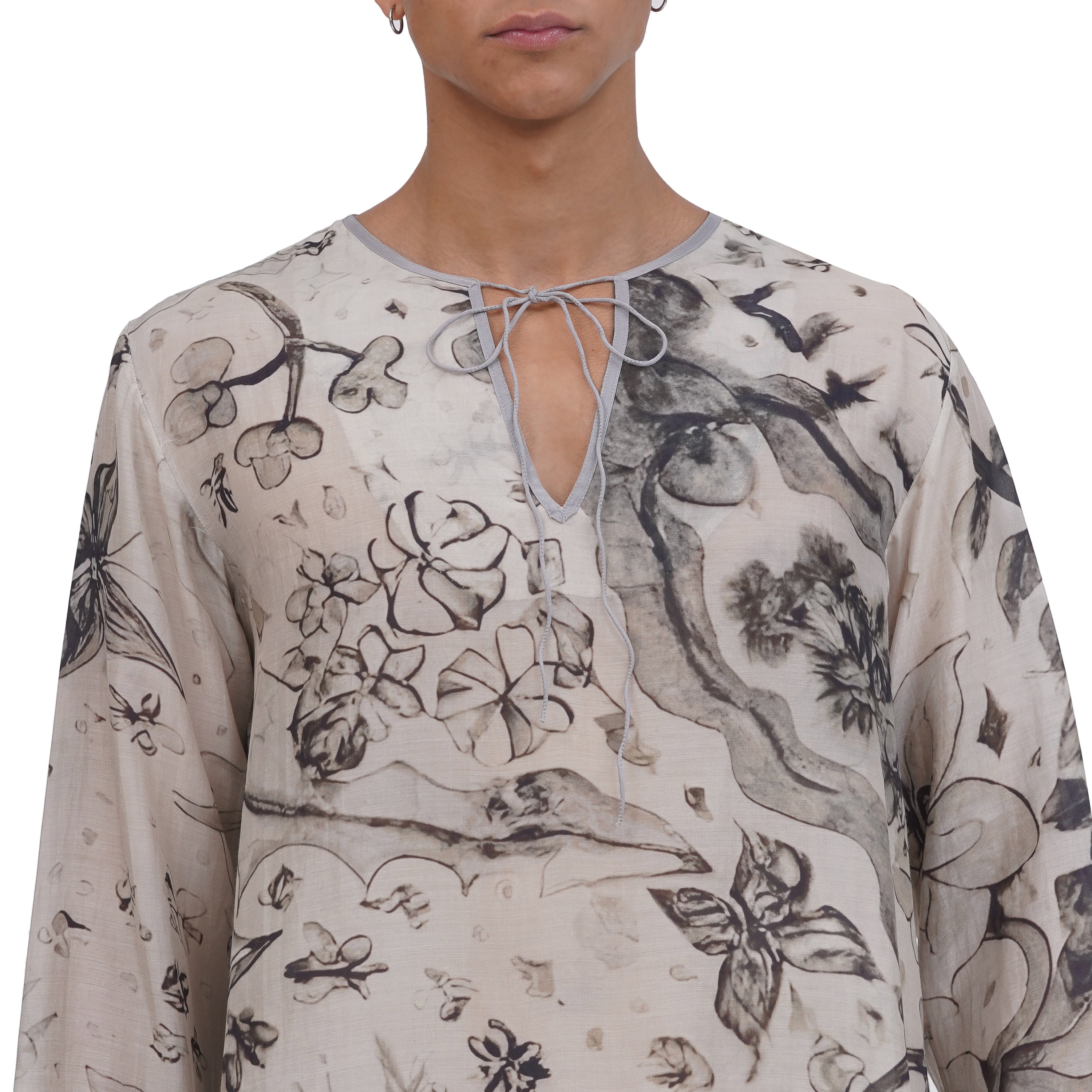 Tsumi Ink Silk Tunic