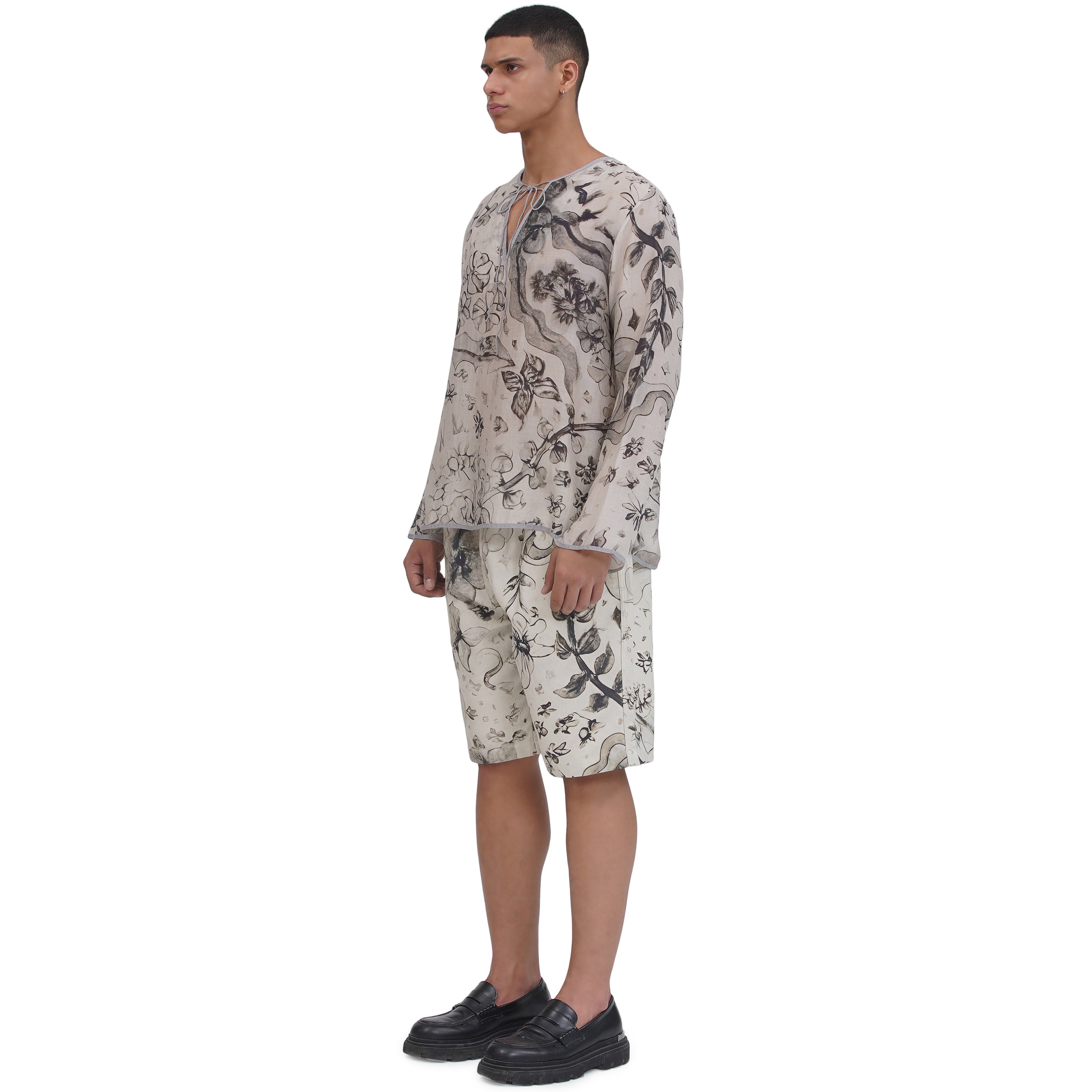 Tsumi Ink Silk Tunic