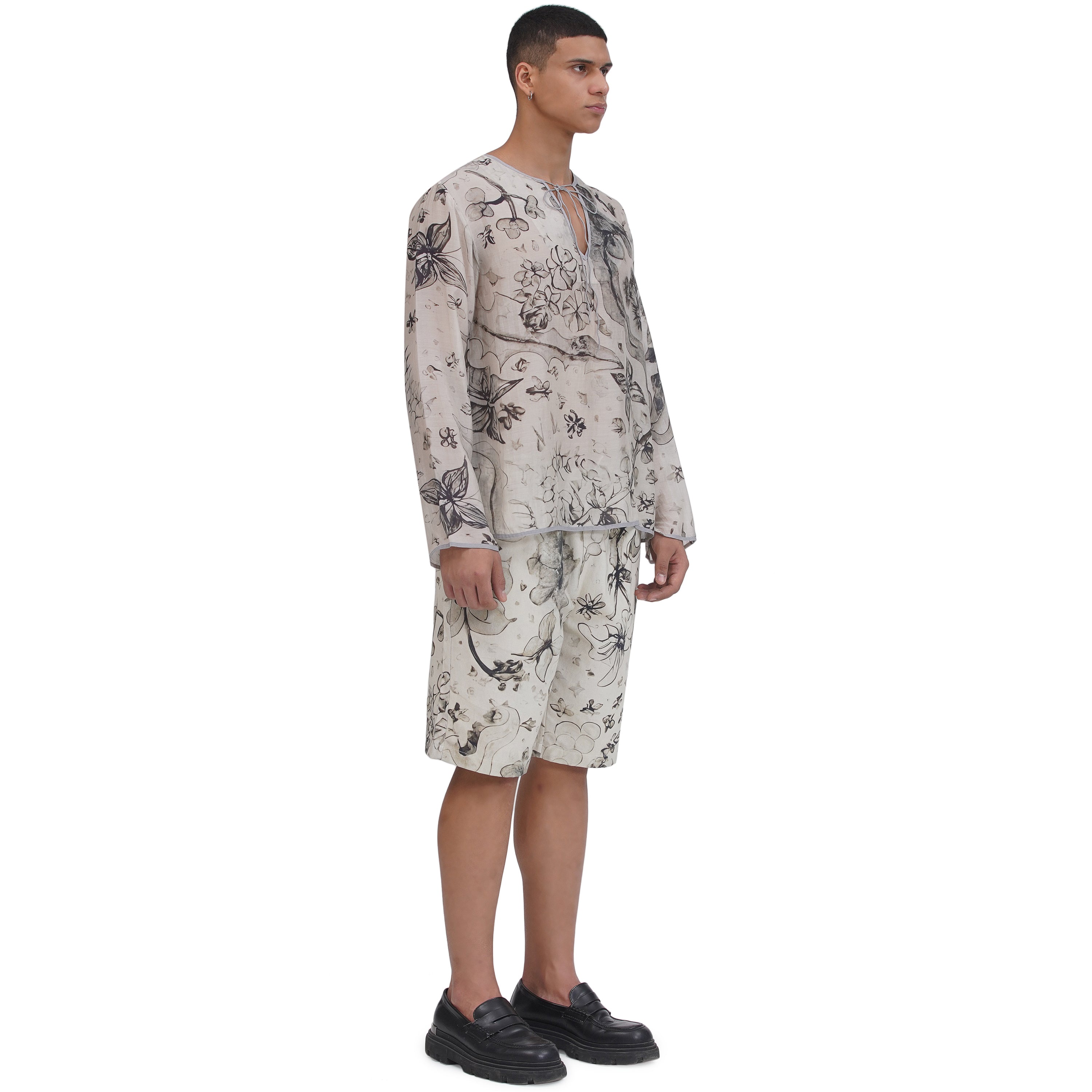 Tsumi Ink Silk Tunic