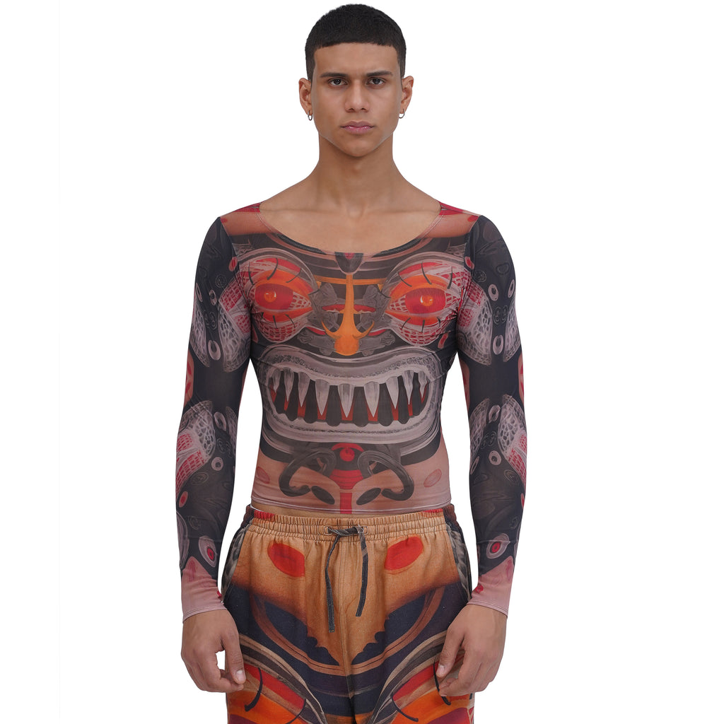 Tebori Mask Longsleeve Top