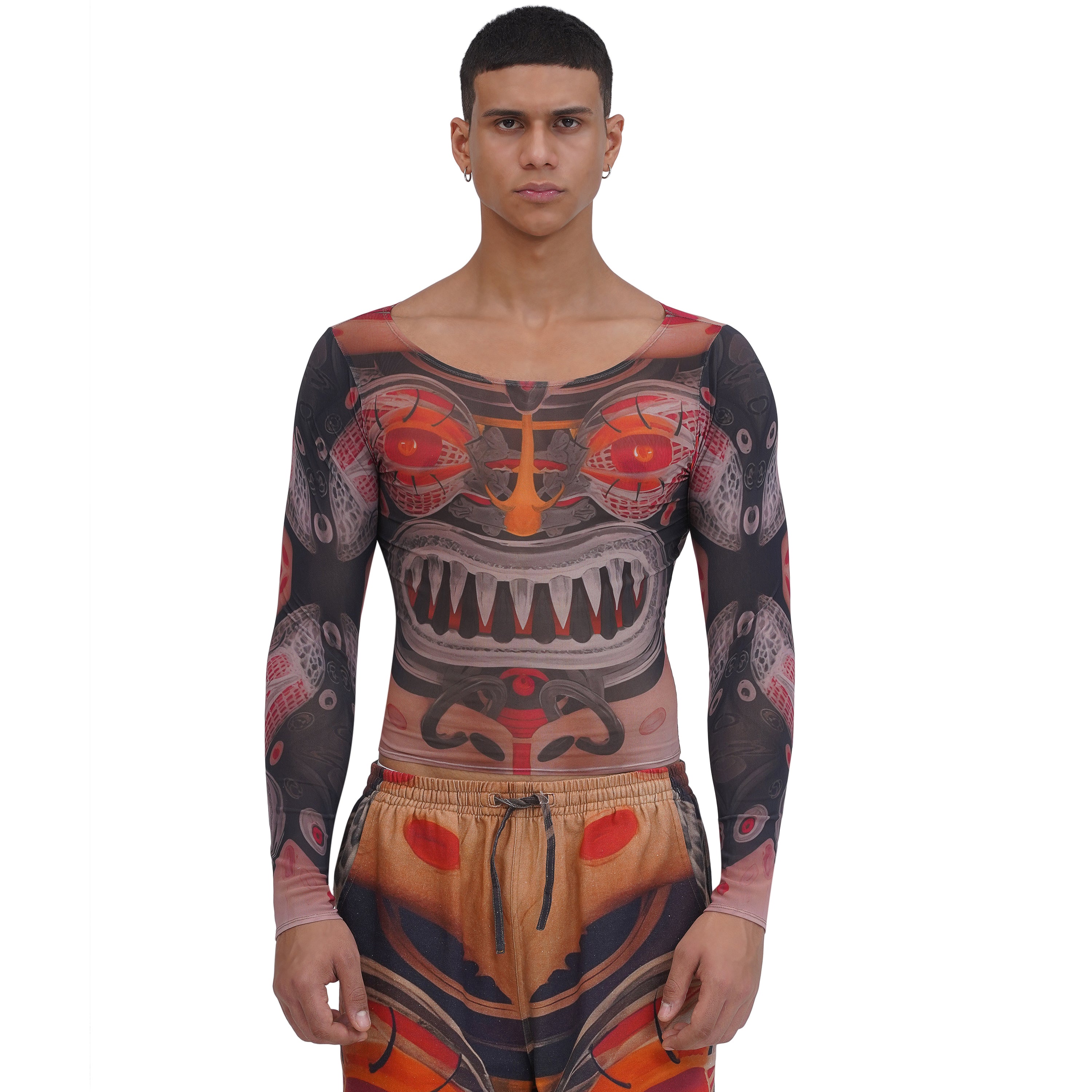 Tebori Mask Longsleeve Top
